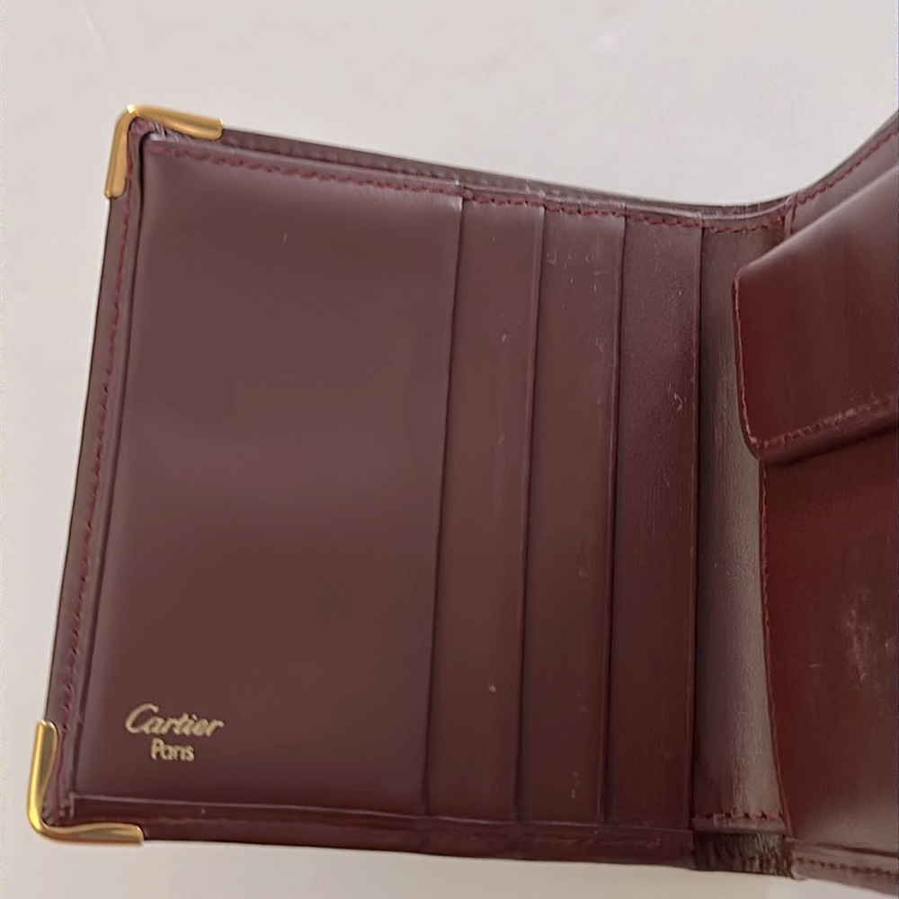 CARTIER || Unisex Bifold Wallet. Sz. OS - Picture 8 of 13